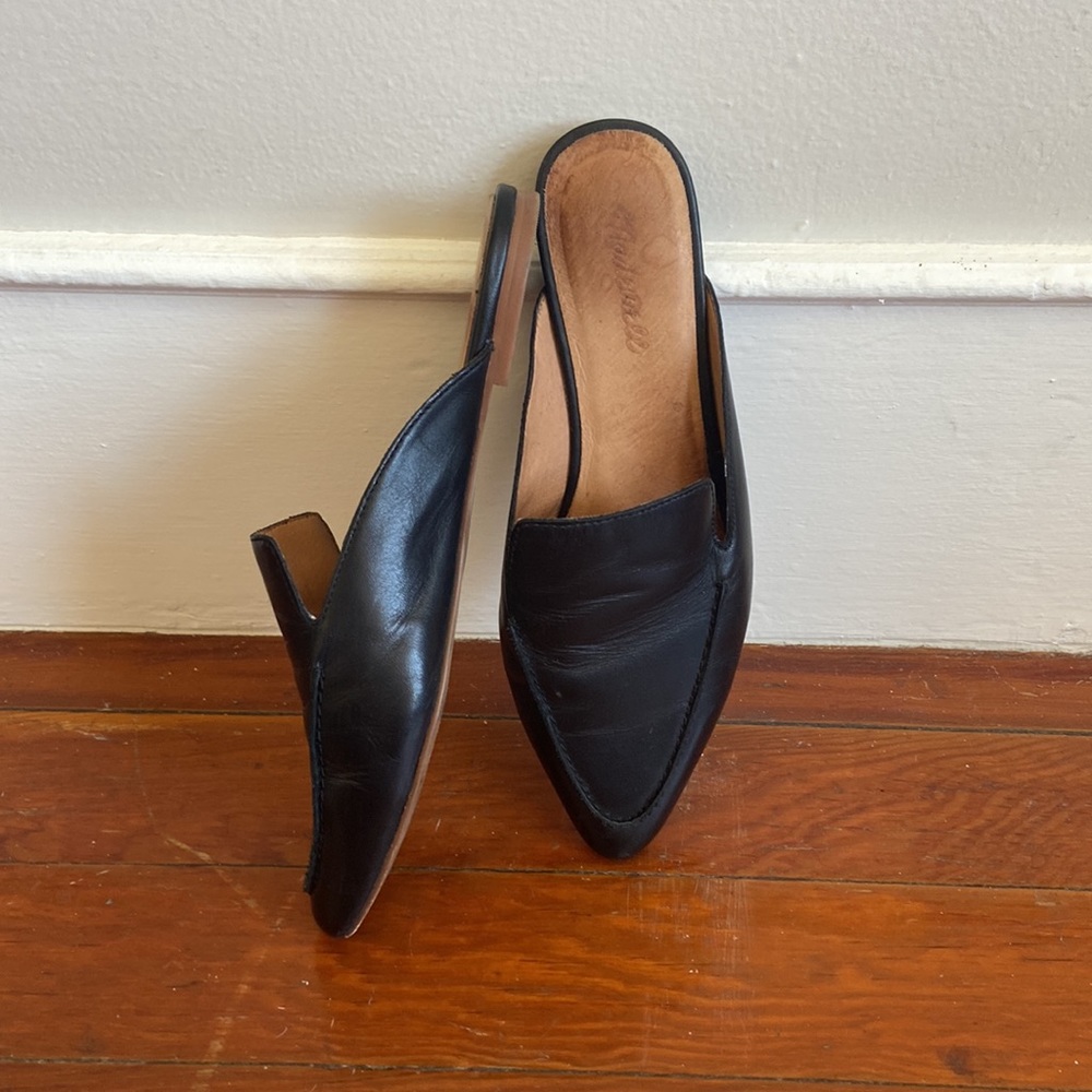 Madewell mules black